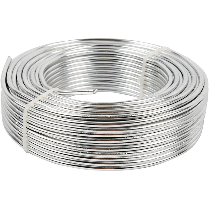 Aluminium Bonzai Metal Wire Silver Colour Craft Floral Accessories T:3mm L:29m