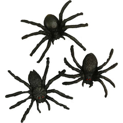 60x Plastic Spiders 4cm Cute Models Figurines
