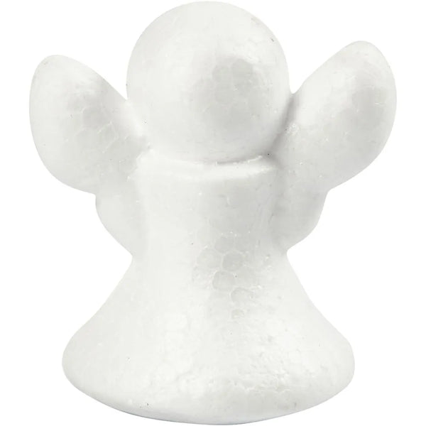 5 x White Polystyrene Angle Shaped Modelling Christmas Decorations Crafts 6 cm