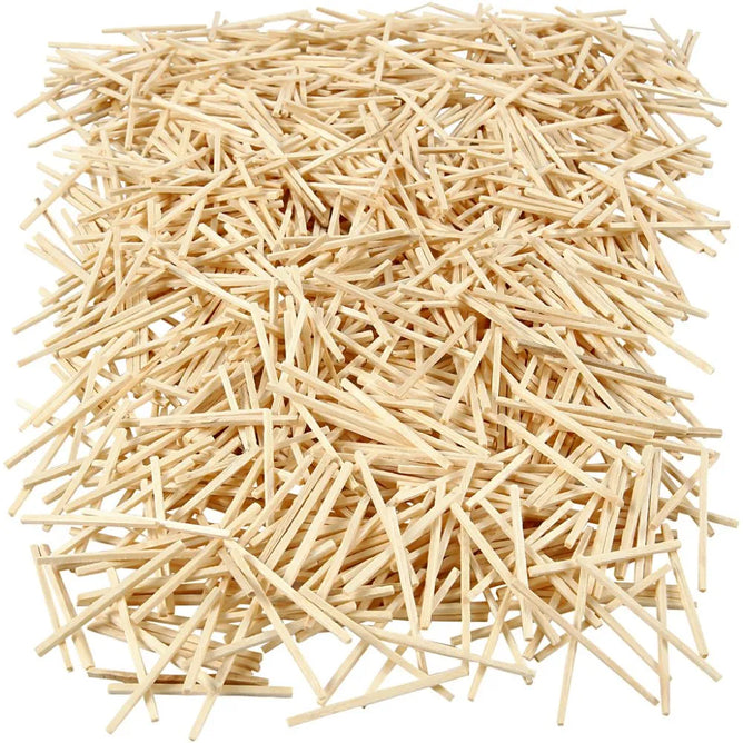 1kg Wood 48mm Match Sticks No Sulphur/Head Bulk 8500 Kids Build Art/Craft SALE