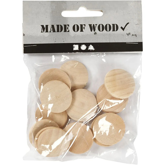 Natural Brown Beige Wooden Buttons China Berry Scrapbooking Crafts