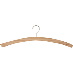 20 x Pine Wood Clothes Hanger With Metal Hook Home Furnishing Decoration Crafts L: 42 cm