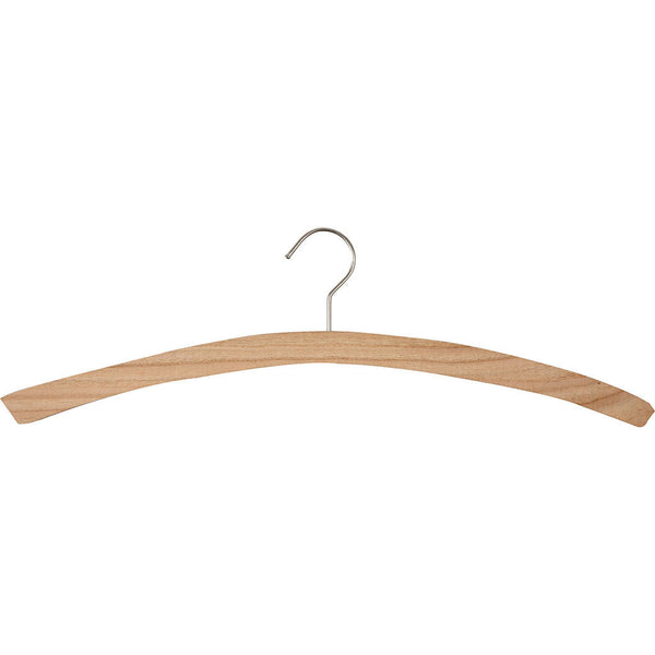 100 Pine Wood Clothes Hanger With Metal Hook Home Furnishing Decoration Crafts L: 42 cm