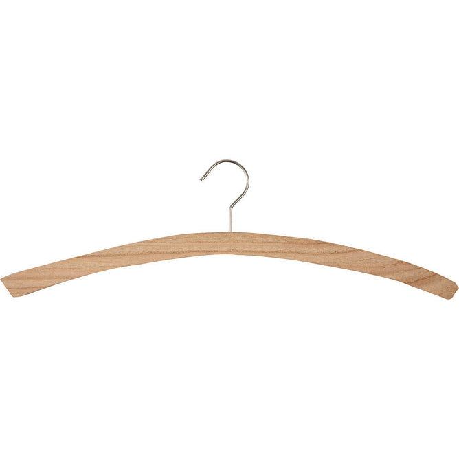 100 Pine Wood Clothes Hanger With Metal Hook Home Furnishing Decoration Crafts L: 42 cm
