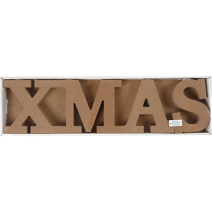 4 x MDF XMAS Metallic Candle Holders Christmas Home Furnishings Decoration Crafts H: 14.5 cm