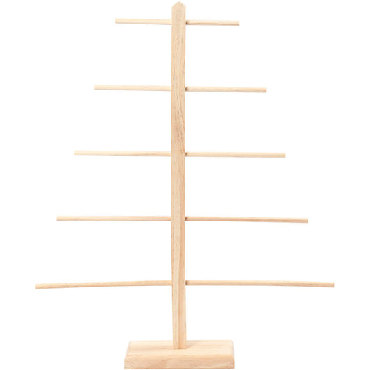 Pine Wood Christmas Tree With Square Center Decoration Crafts W: 44 cm