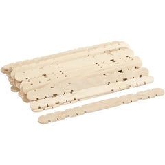 30 Birch Wood Construction Sticks 11.4cmx10mm Wooden Decoration Children Crafts