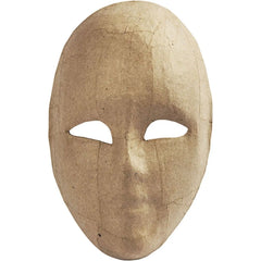 16cm Full Face Mask Parade Craft Paper Mache Make Your Own Decoration Model Art