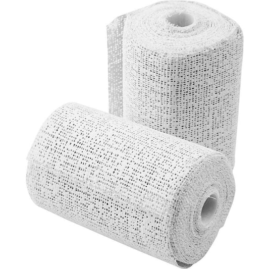 5m Plaster Bandage 7.5cm Wide 2 Rolls Moulding Modelling Flexible Craft Fun - Home - Crafts
