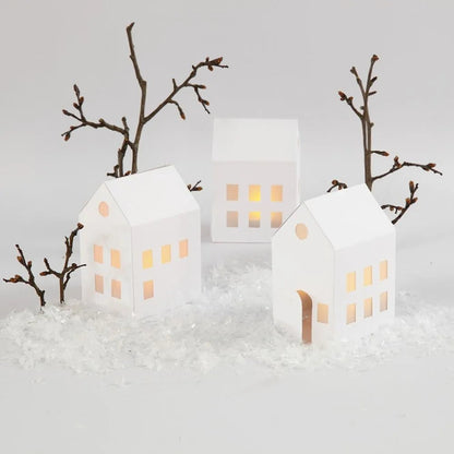 6 x LED Tea Light Plastic Candles Battery Operated Christmas Decorations Crafts