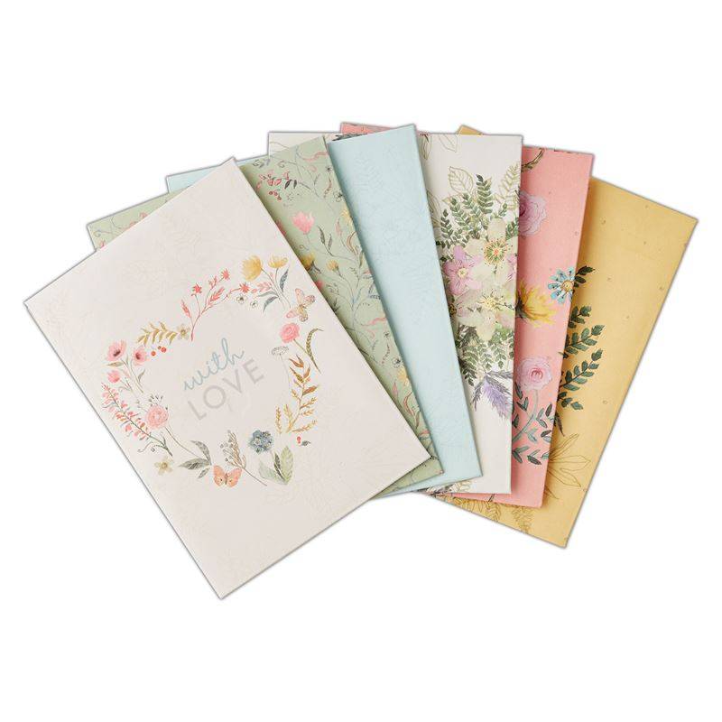 6 x Papermania Freshly Cut Flowers String Tied Envelopes Bag 7.5cmx10.5cm Crafts - Home - Crafts