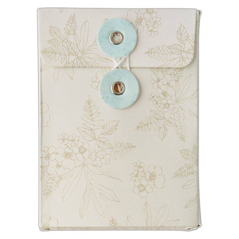 6 x Papermania Freshly Cut Flowers String Tied Envelopes Bag 7.5cmx10.5cm Crafts - Home - Crafts