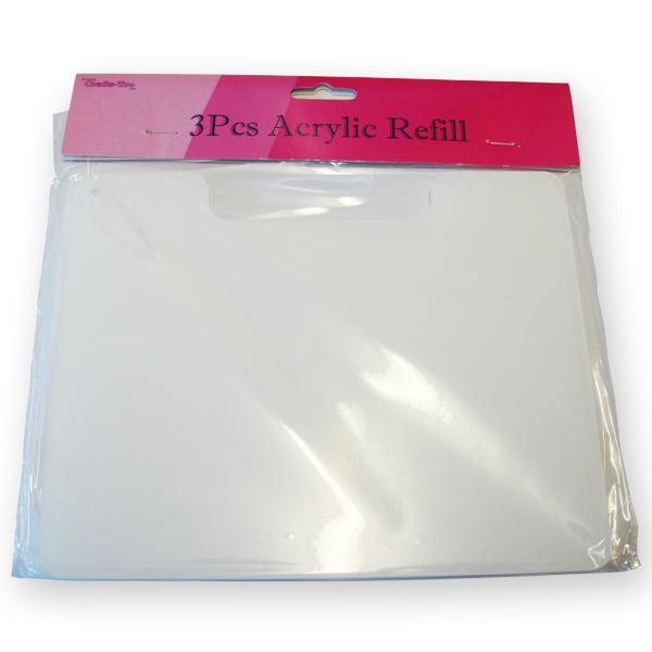 3 x Crafts Too Acrylic Refill For Storing Dies Stamps Craft - Hobby & Crafts