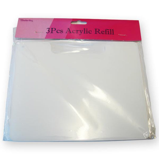 3 x Crafts Too Acrylic Refill For Storing Dies Stamps Craft - Hobby & Crafts