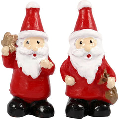 Santa Claus Christmas Cute Miniature Models Figurines 35x17mm