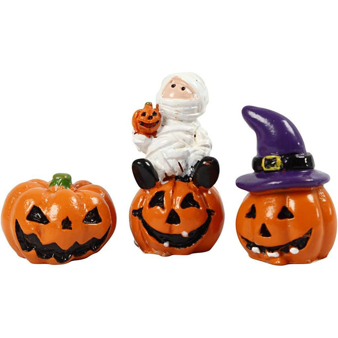 Miniature Halloween Figurines Resin 1.5-3.5cm 2cm 3pc Decorations
