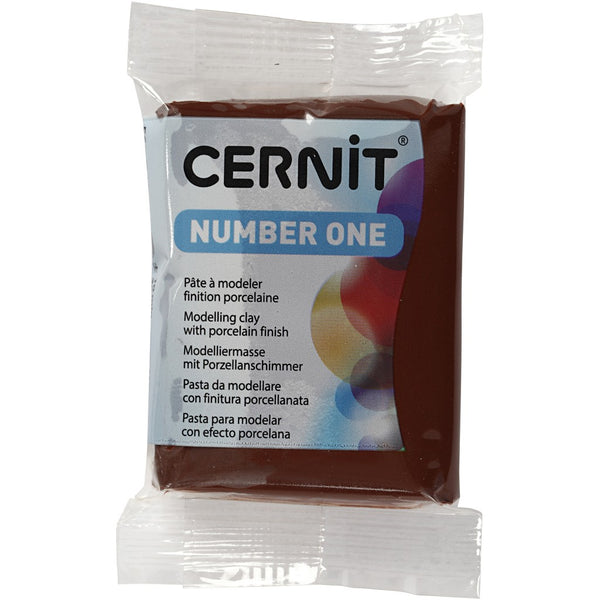 Cernit 56g Modelling Clay Oven Harden Porcelain Finish Assorted Colour Crafts