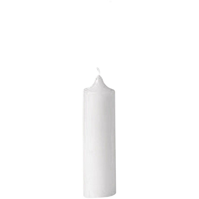 Durable Plastic Candle Mould Size 123 x 40mm Wick Size18 - Cylindrical