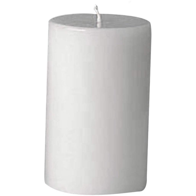 Durable Plastic Candle Mould Size 107 x 62mm Wick Size 21 - Cylindrical Block