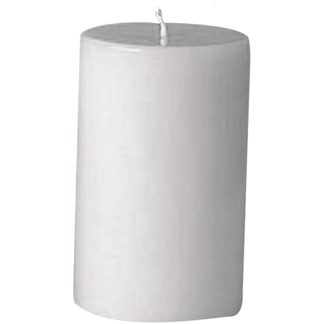 Durable Plastic Candle Mould Size 130 x 82mm Wick Size 21 - Cylindrical Block