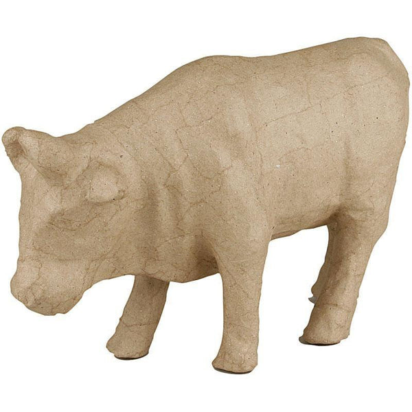 15cm Handmade Cow Animal Shaped Craft Paper Mache - Hobby & Crafts