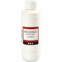 Decoupage All Round Glossy Lacquer Sealing Glue 250 ml - Hobby & Crafts