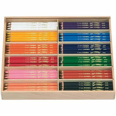 144 x Lyra Super Ferby Triangular Shaped Assorted Colour Pencils 18 cm - Hobby & Crafts