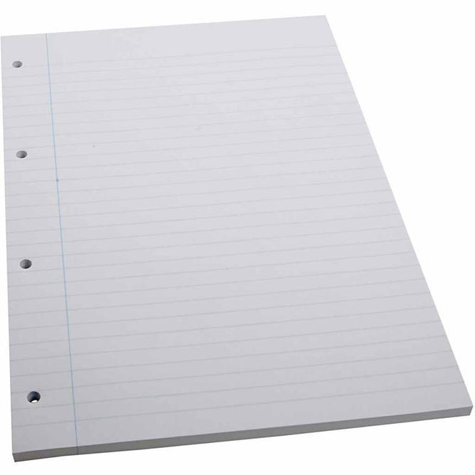 A4 x 100 Sheets Lined Paper School Writing Drawing Pad Art/Craft - Hobby & Crafts