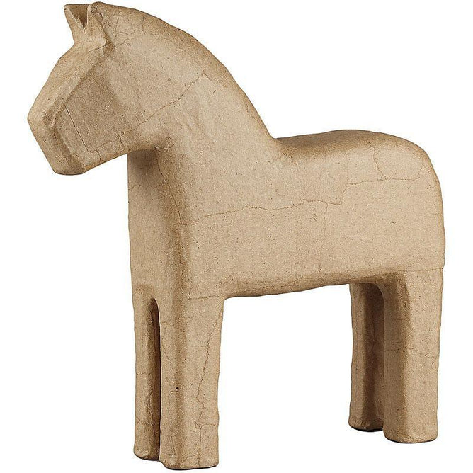24cm Horse Animal Shaped Craft Paper Mache Make Your Own Decoration - Hobby & Crafts
