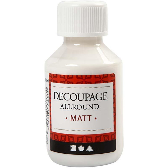 Decoupage All Round Matt Lacquer Sealing Glue 100ml - Hobby & Crafts