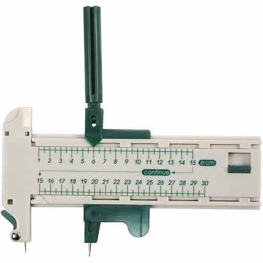 Rotary Compass Circle Cutter Material & 6 Blades Quality Vinyl/Fabric Craft Tool - Hobby & Crafts