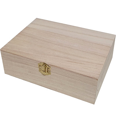 Wooden Tea Box 21cmx16cmx7.1cm Six Compartments Craft Box