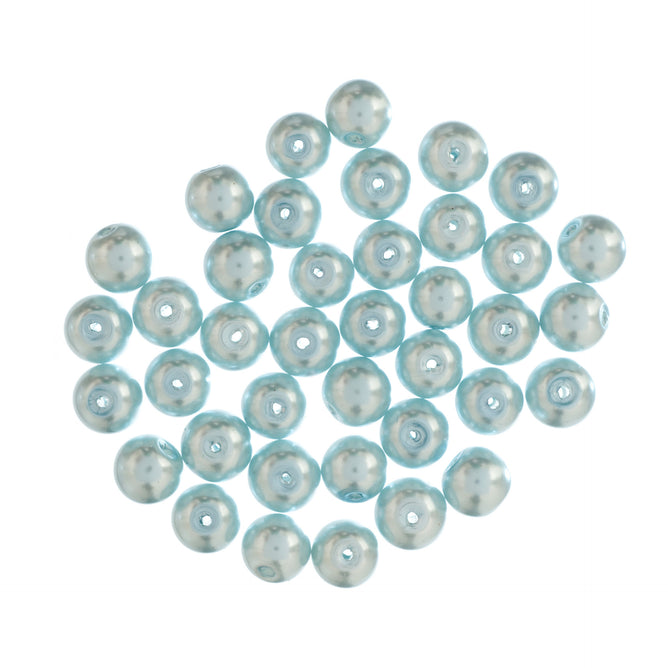 Glass Pearl Beads 40-100 Pack Trimits Essentials Beading Supplies Jewellery Beadwork DIY Handmade