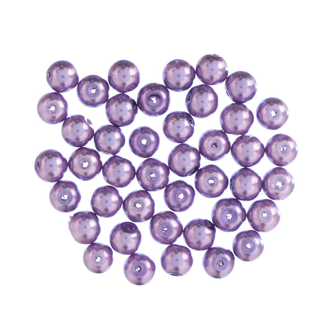 Glass Pearl Beads 40-100 Pack Trimits Essentials Beading Supplies Jewellery Beadwork DIY Handmade