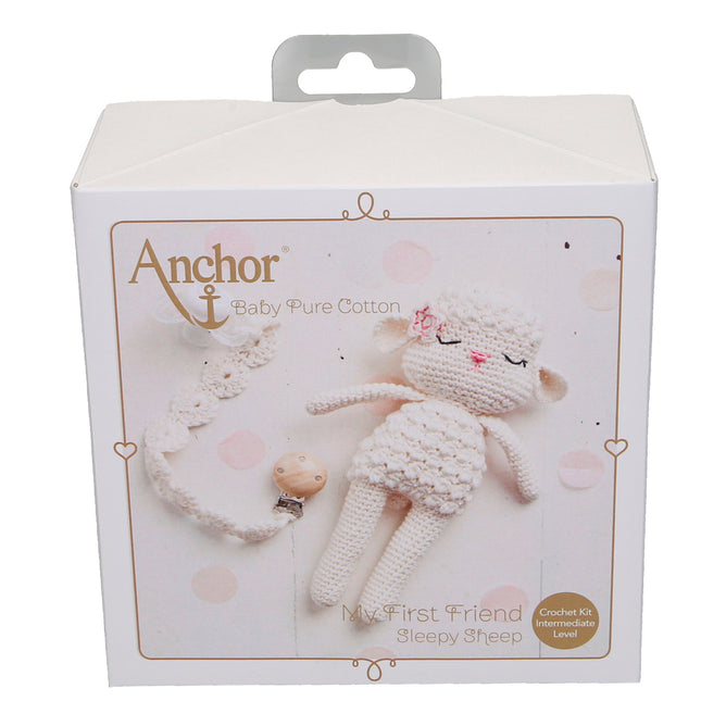 Crochet Kit Amigurumi Baby Sheep Pure Cotton | Medium Skilled