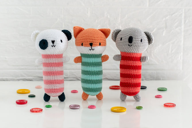 Crochet Kit Amigurumis Koala Fox Panda Time2Play | Beginner Friendly