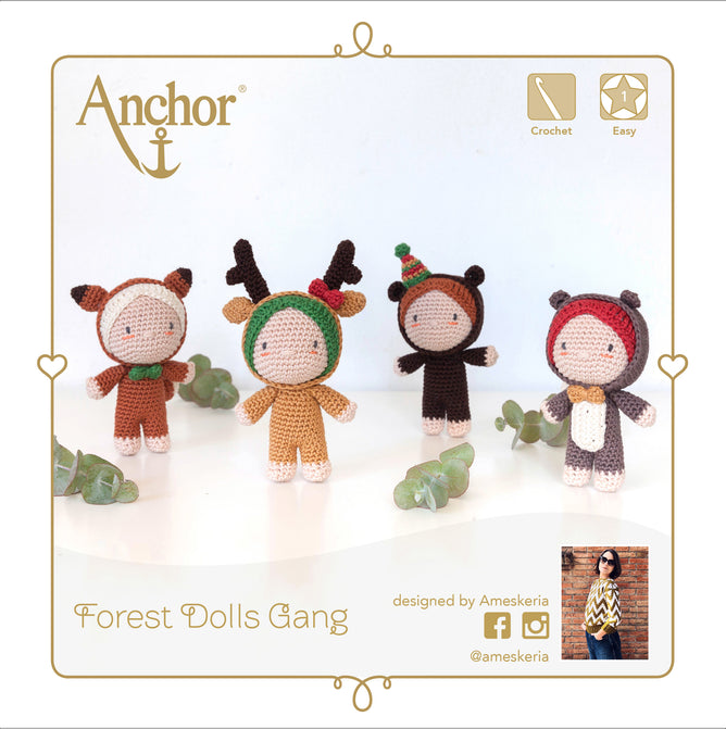 Crochet Kit Amigurumis Crochet Kit Amigurumis Forest Dolls Gang Creativa | Beginner Friendly