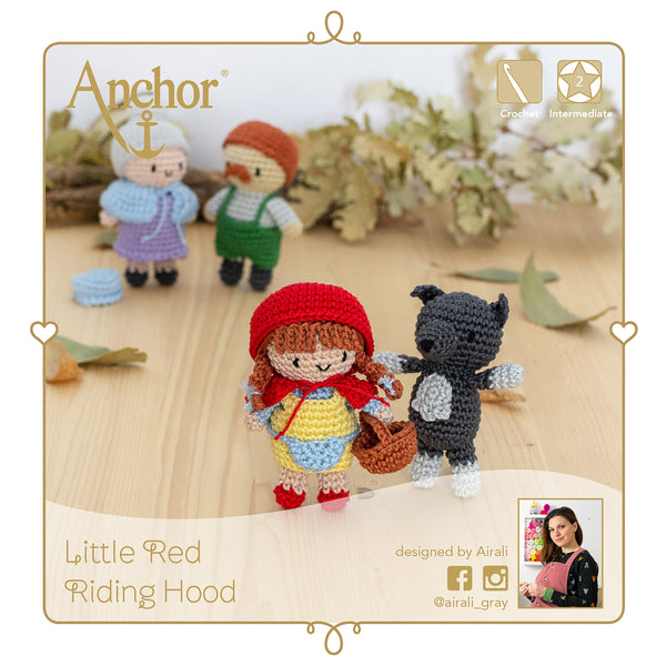 Crochet Kit Amigurumis Red Riding Hood Creativa | Medium Skill