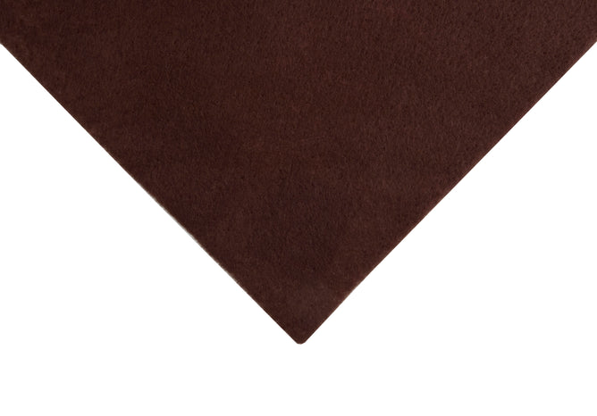 The Craft Factory Acrylic Felt With Sticky Back  x 1 - Brown - Hobby & Crafts