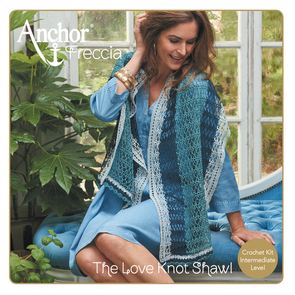 Crochet Kit Charming Stole Ocean | Medium Skill