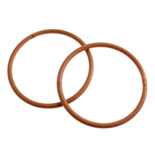 Pair Of Bag Handle For Bag Making Round: 4.5 inches - Light Brown - Hobby & Crafts