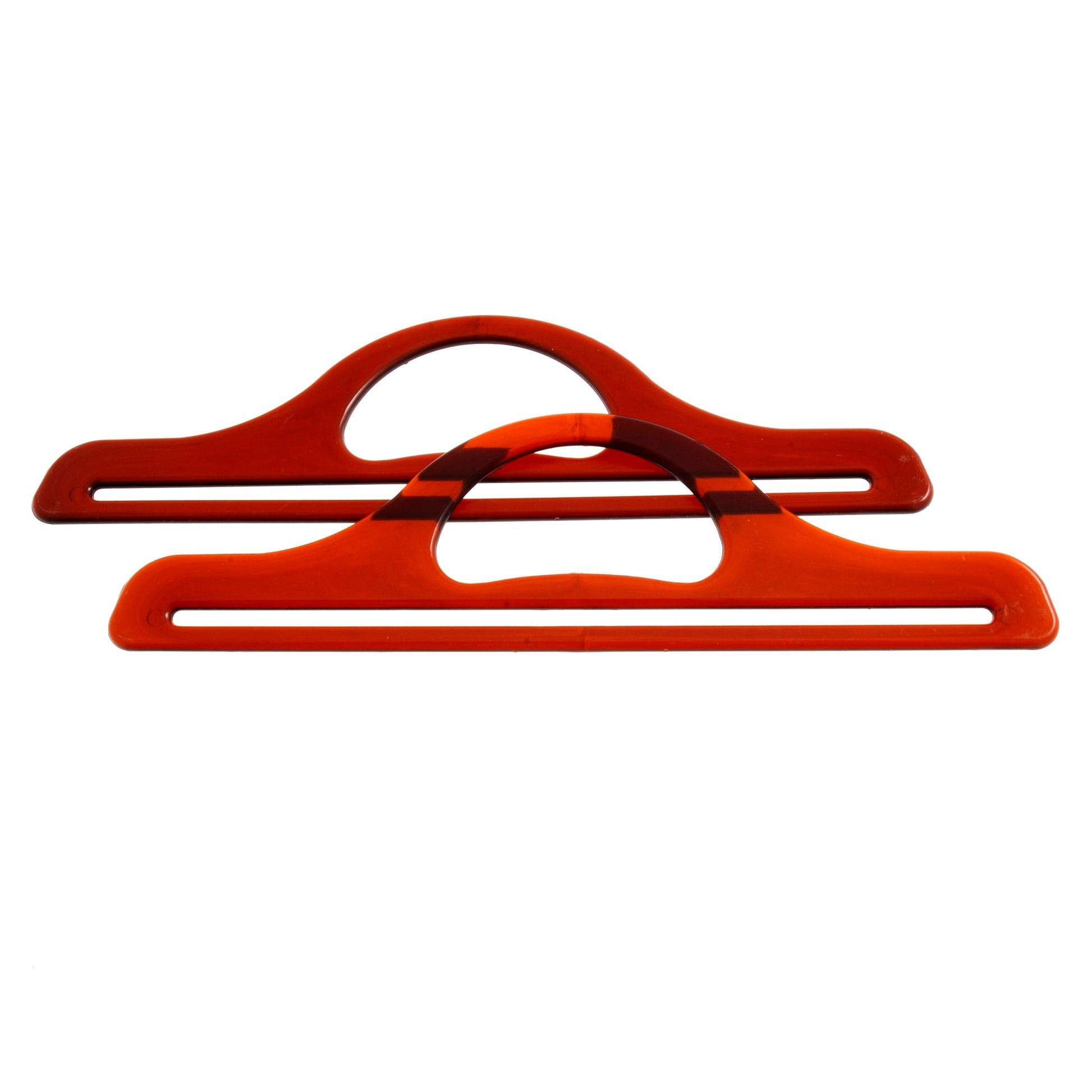 Pair Of Plastic Bag Handles For Bag Making 11 inch Dark Brown - Hobby & Crafts