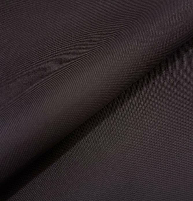 PU Coated Polyester Woven Waterproof Tough Durable Fabric Select Size - BLACK