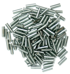 Craft Factory Bugle Glass Beads For Jewellery Making, Knitting, Sewing - 6mm Metal - Hobby & Crafts