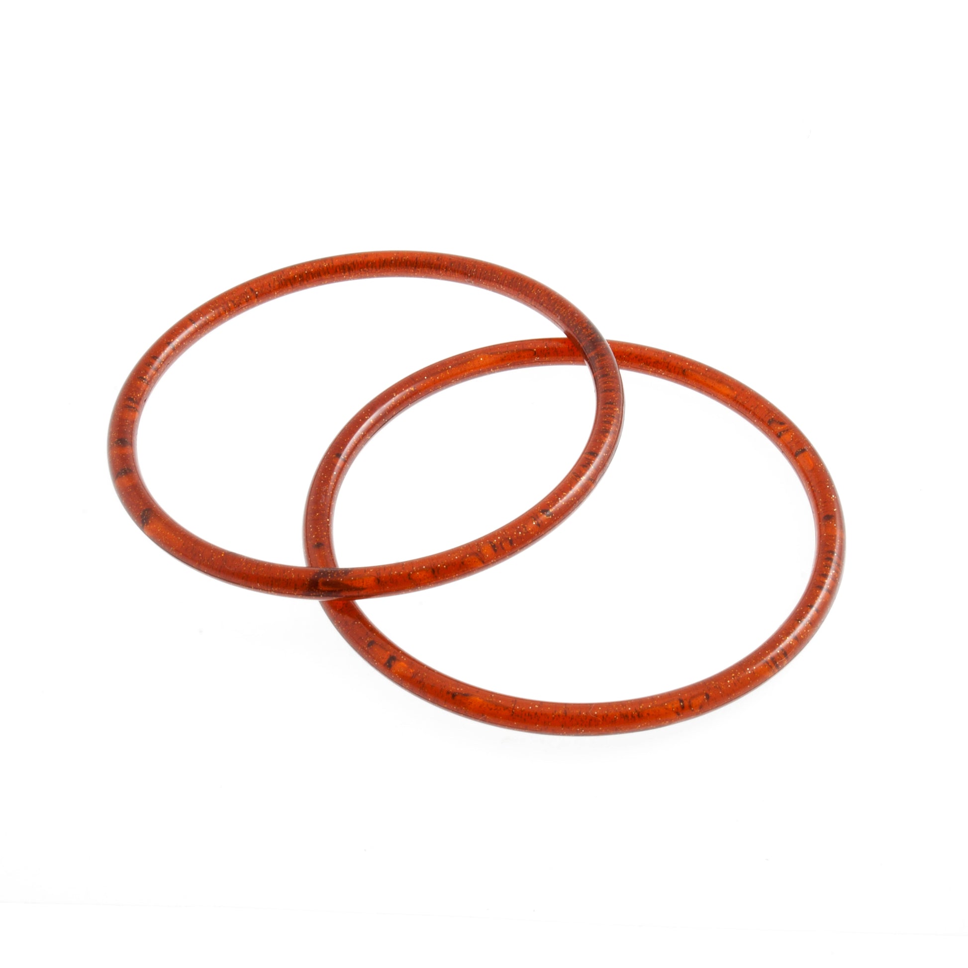 Pair Of Round Shaped Bag Handle For Bag Making 13cm-  Gold - Hobby & Crafts