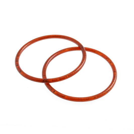 Pair Of Round Shaped Bag Handle For Bag Making 13cm-  Gold - Hobby & Crafts