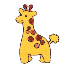 Sew On Motifs Lace Jeans Dresses Garments Appliques Patches Crafts 7 cm -Giraffe - Hobby & Crafts