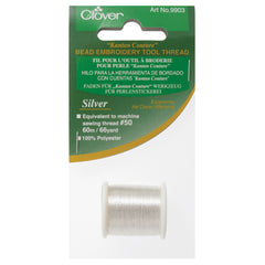 Clover Silver Colour Kantan Bead Couture Embroidery Tool Thread Stitching Sewing Knitting - Hobby & Crafts