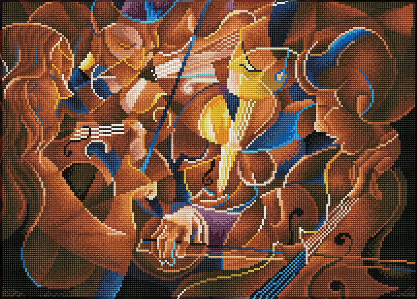 Diamond Dotz Printed Canvas Kit Fabric Needlecrafts 52cm x 42cm - Select Design