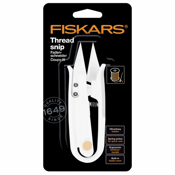 Fiskars Scissor EasyAction™: Thread Snip: Softgrip® For Cutting Paper Fabric Sewing Accessory